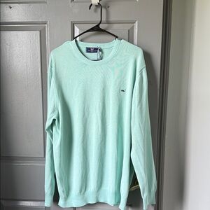 Vineyard Vines Men’s Mint Green Crewneck Sweater